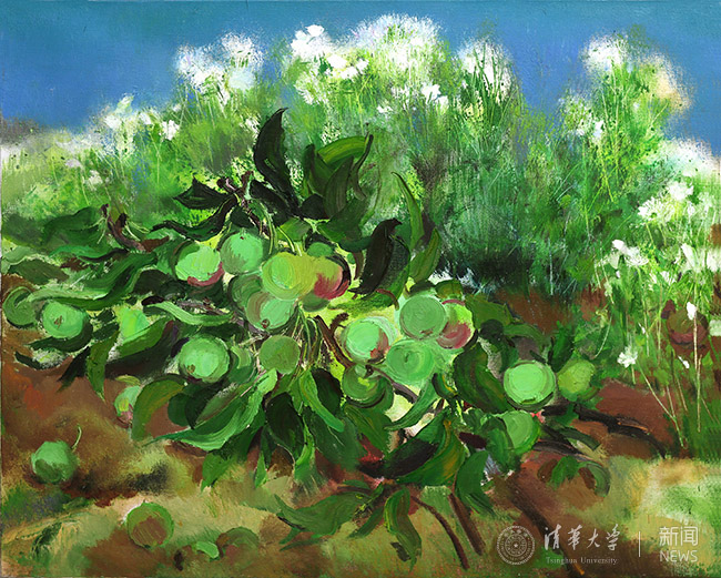 钟蜀???山果 布面油彩 50cm×60cm 2006.jpg